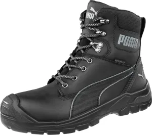 PUMA Men's Conquest Black Soft Toe Industrial Boot, 8.5