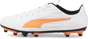 Puma Men's Rapido III Soccer Shoe, White-Neon Citrus-Arctic Ice, 11.5