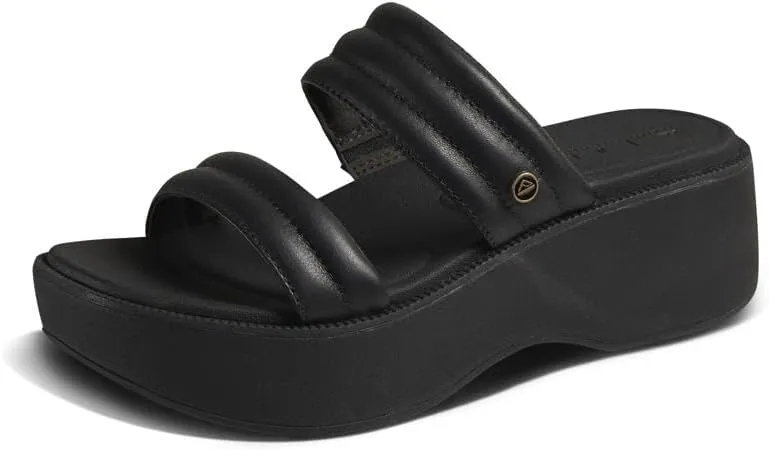 REEF Lofty Lux Hi Womens Fashion Platform Sandal, Soft Molded Footbed