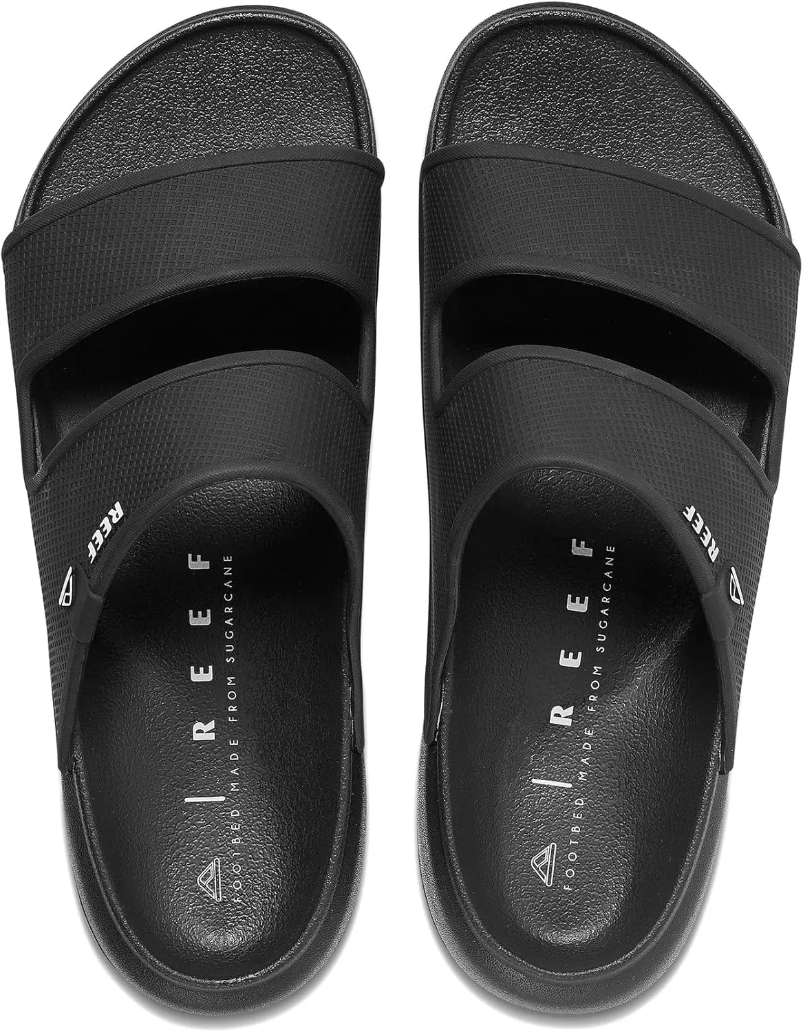 REEF Oasis Double Up Men's Waterproof Slide Sandal, Soft and Supportive Molded Footbed