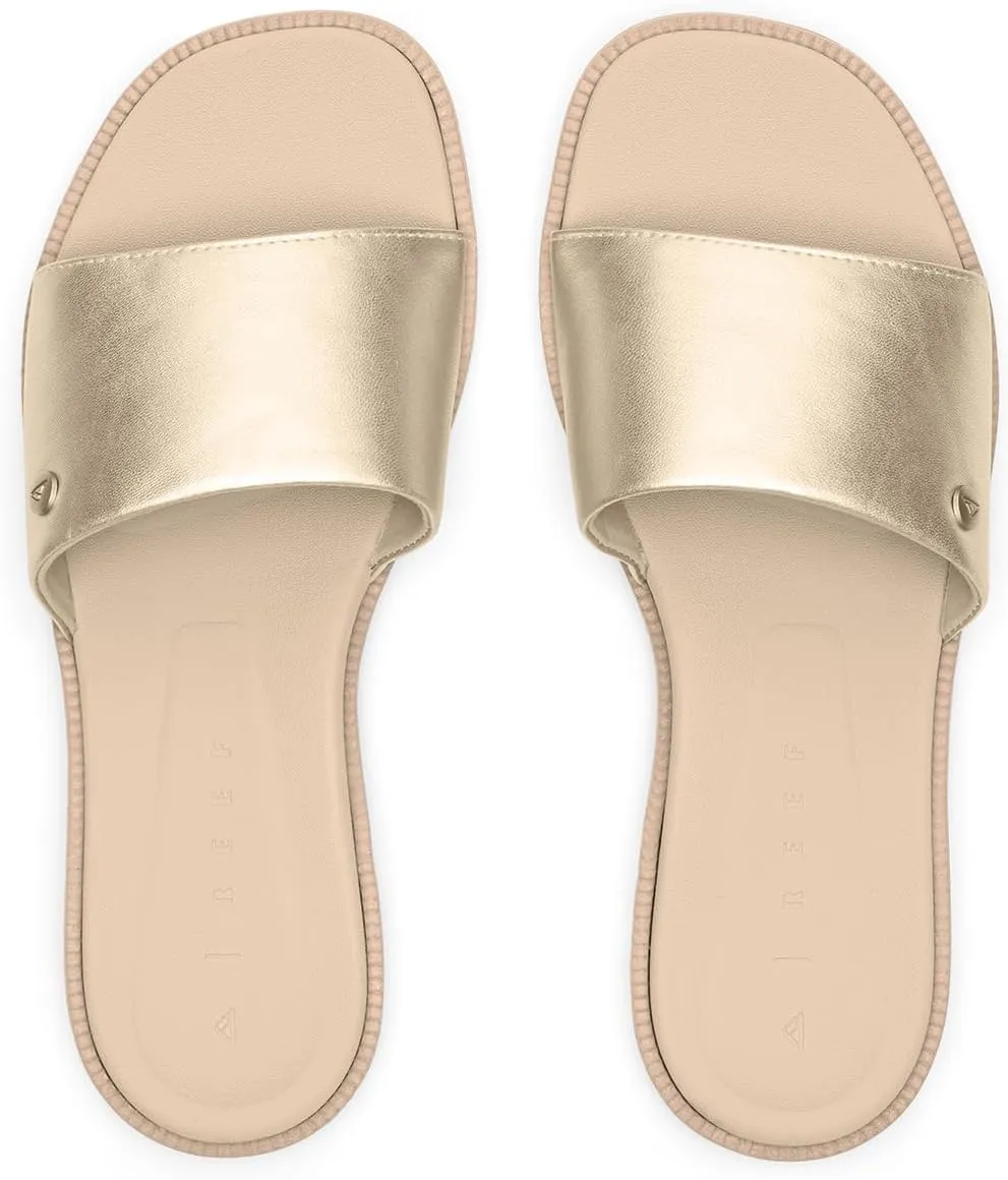 REEF Sunny Arrianah Women's Fashion Slide Sandal, Soft Molded Footbed, Arch Support
