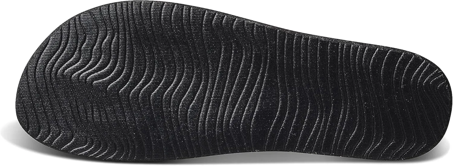 Reef Women's Cushion Vista Fashion Slide Sandal, Vegan Leather Strap, Soft Footbed