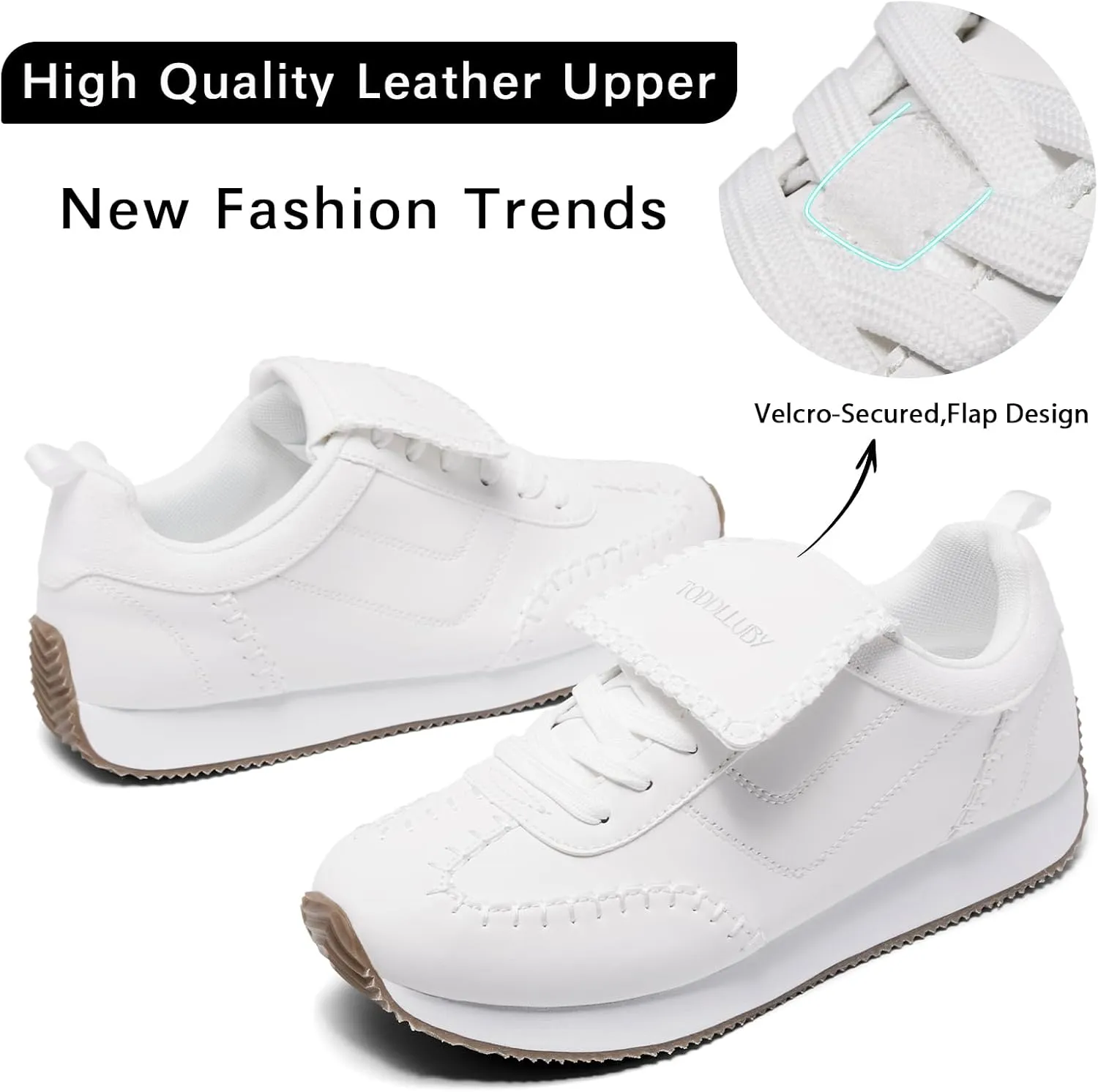 Retro Classic Women's Fashion Sneakers with Memory Foam Insole Stylish & Comfortable Lightweight Leather Fashion Shoes for Women 2025