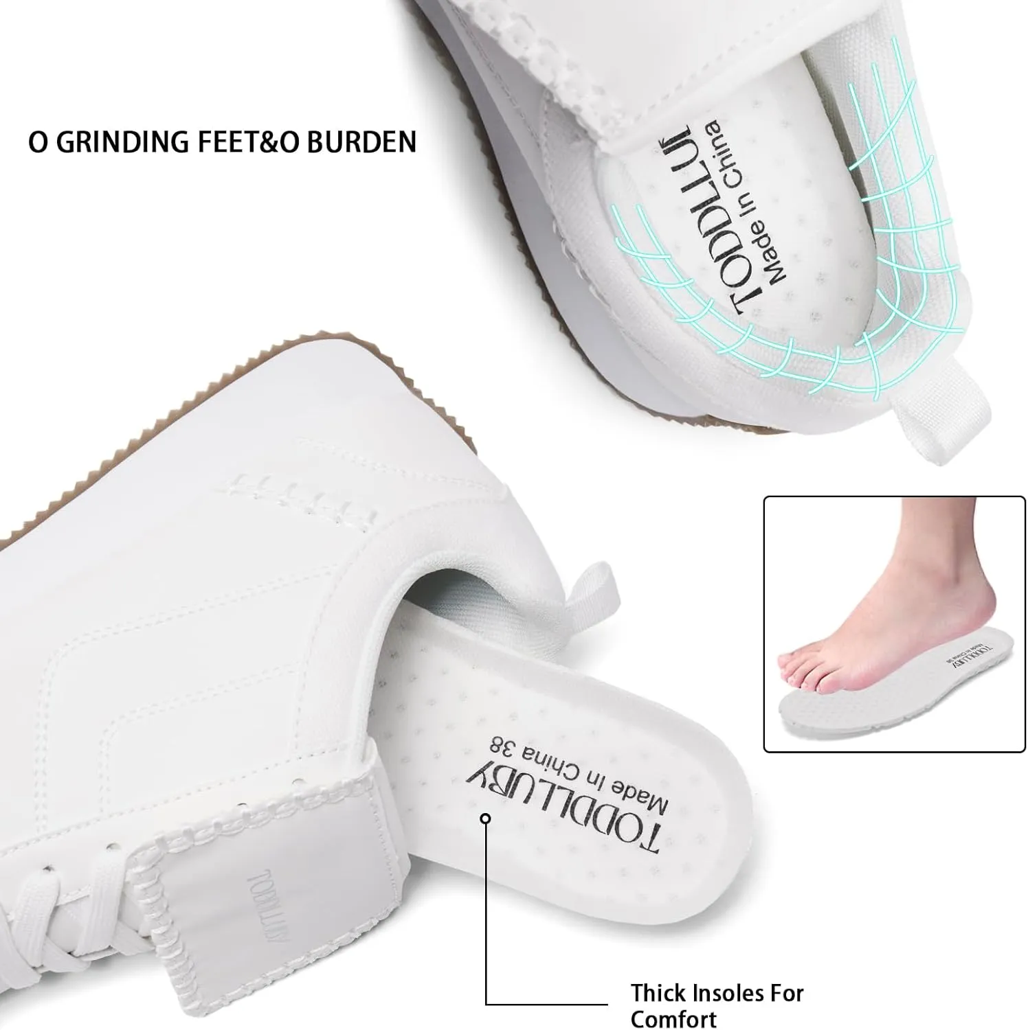 Retro Classic Women's Fashion Sneakers with Memory Foam Insole Stylish & Comfortable Lightweight Leather Fashion Shoes for Women 2025