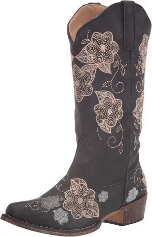 Roper Women's Riley Flowers Western Boot