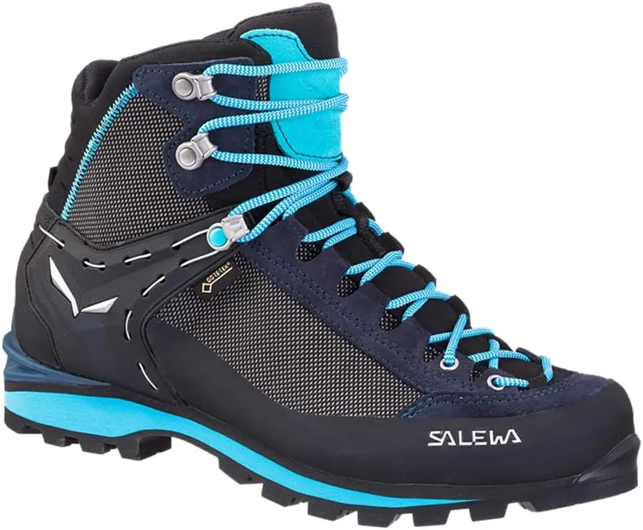 Salewa Women's Crow GTX Waterproof Gore-Tex Trail Boots for Trekking, Climbing, & Mountaineering