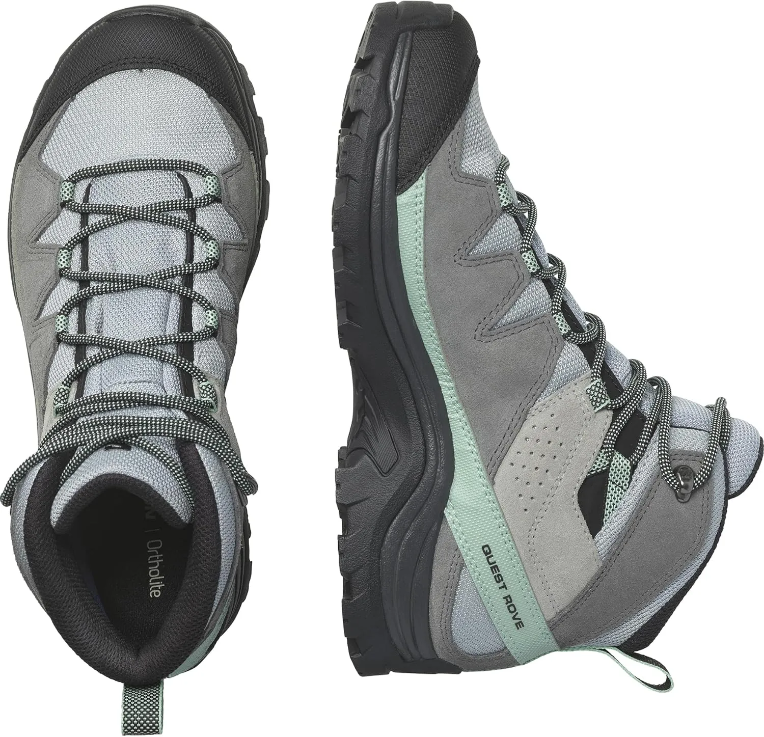 Salomon Women’s Quest Rove Gore-Tex, Waterproof Backpacking & Hiking Suede Leather Boots