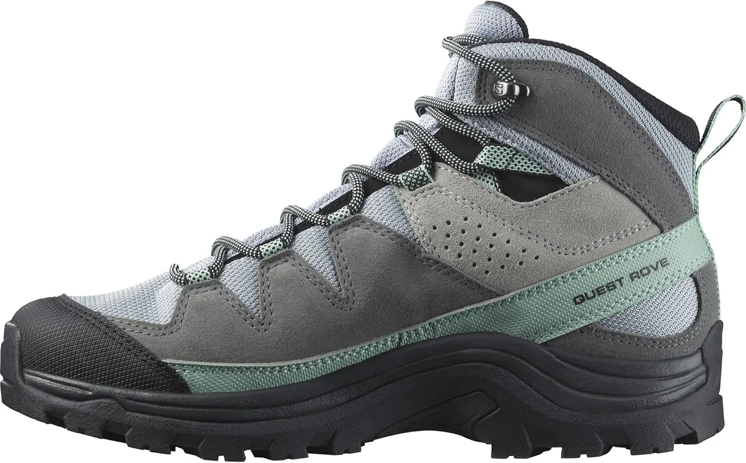 Salomon Women’s Quest Rove Gore-Tex, Waterproof Backpacking & Hiking Suede Leather Boots