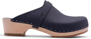 Sandgrens Handmade Swedish Wood Clogs for Women, Low Heel Mule | Tokyo