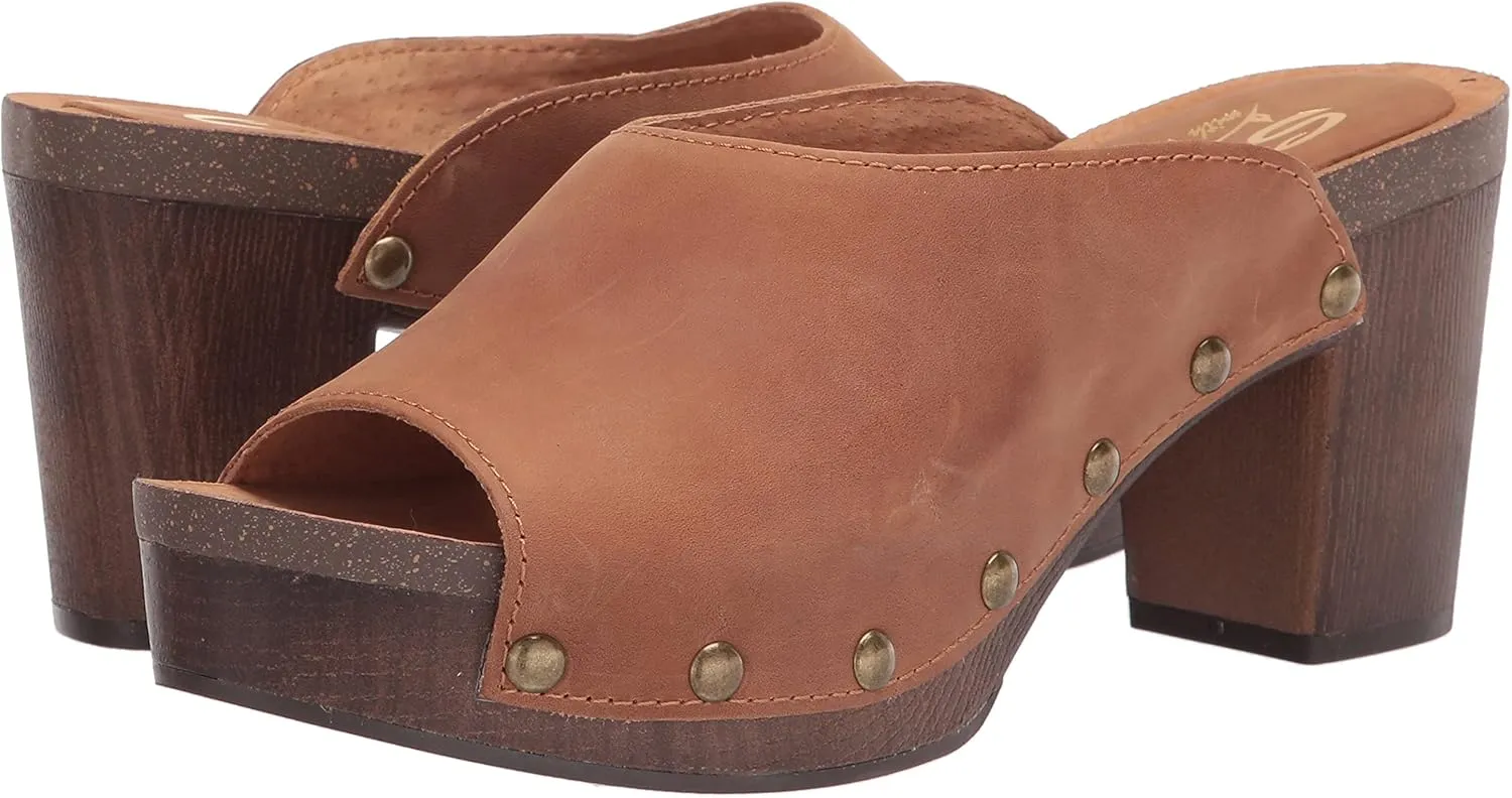 Sbicca Women's Clog Mule Heeled Sandal