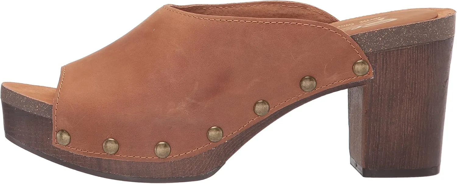 Sbicca Women's Clog Mule Heeled Sandal