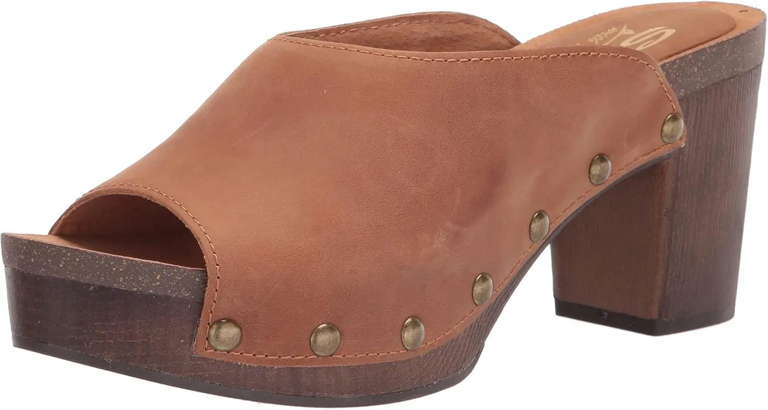 Sbicca Women's Clog Mule Heeled Sandal