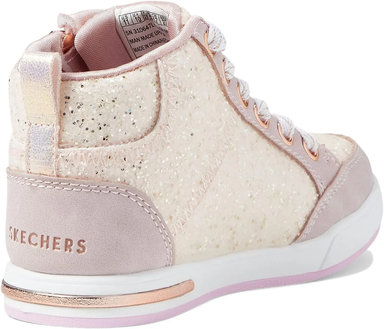 Skechers Girl's Street Shoutouts 2.0-Glitter Steps Sneaker