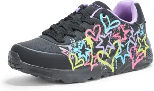 Skechers Girl's Uno Lite-My Drip Sneaker