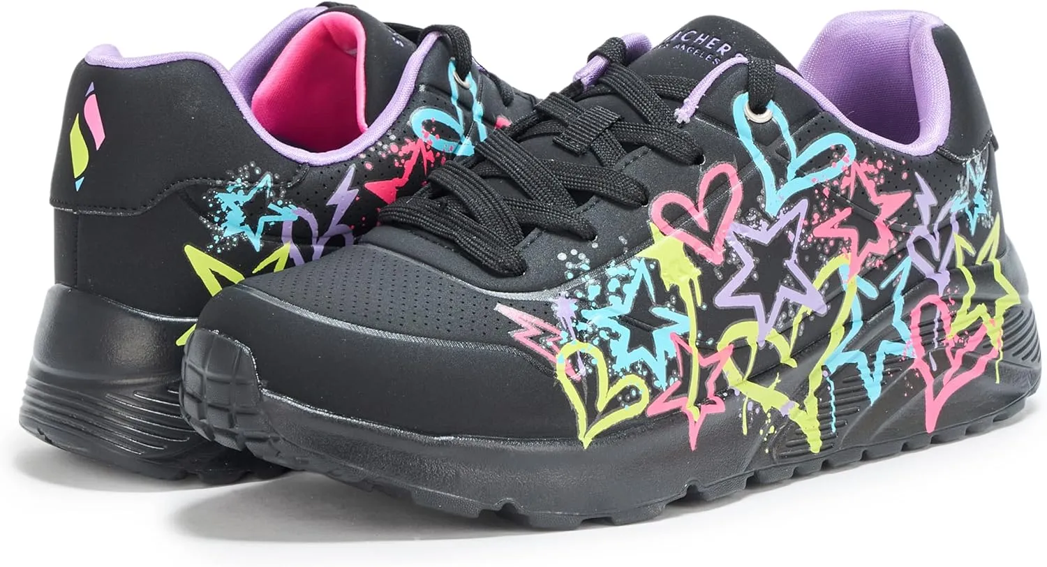 Skechers Girl's Uno Lite-My Drip Sneaker
