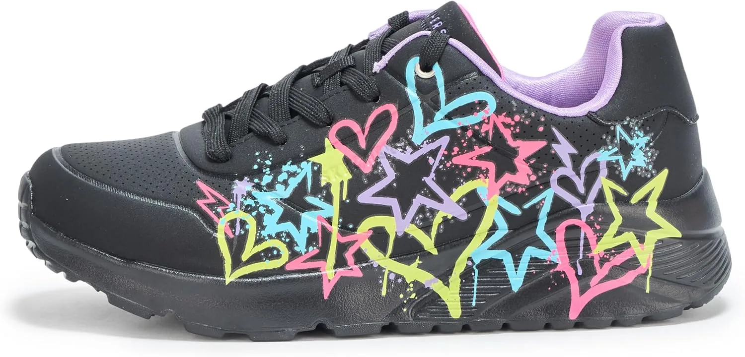 Skechers Girl's Uno Lite-My Drip Sneaker