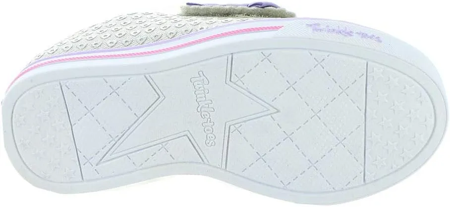 Skechers Unisex-Child Sparkle Lite-Peek-a-Cute Sneaker