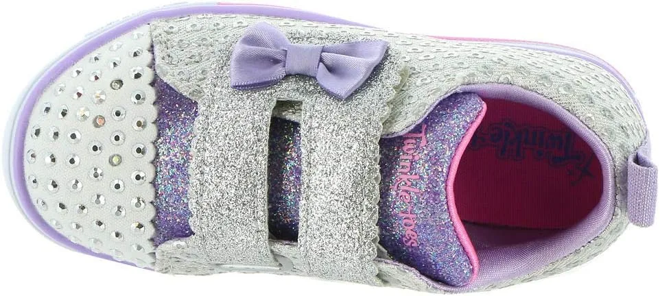 Skechers Unisex-Child Sparkle Lite-Peek-a-Cute Sneaker
