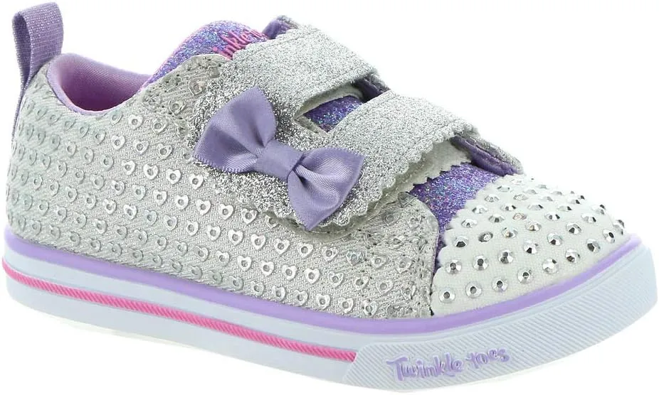 Skechers Unisex-Child Sparkle Lite-Peek-a-Cute Sneaker