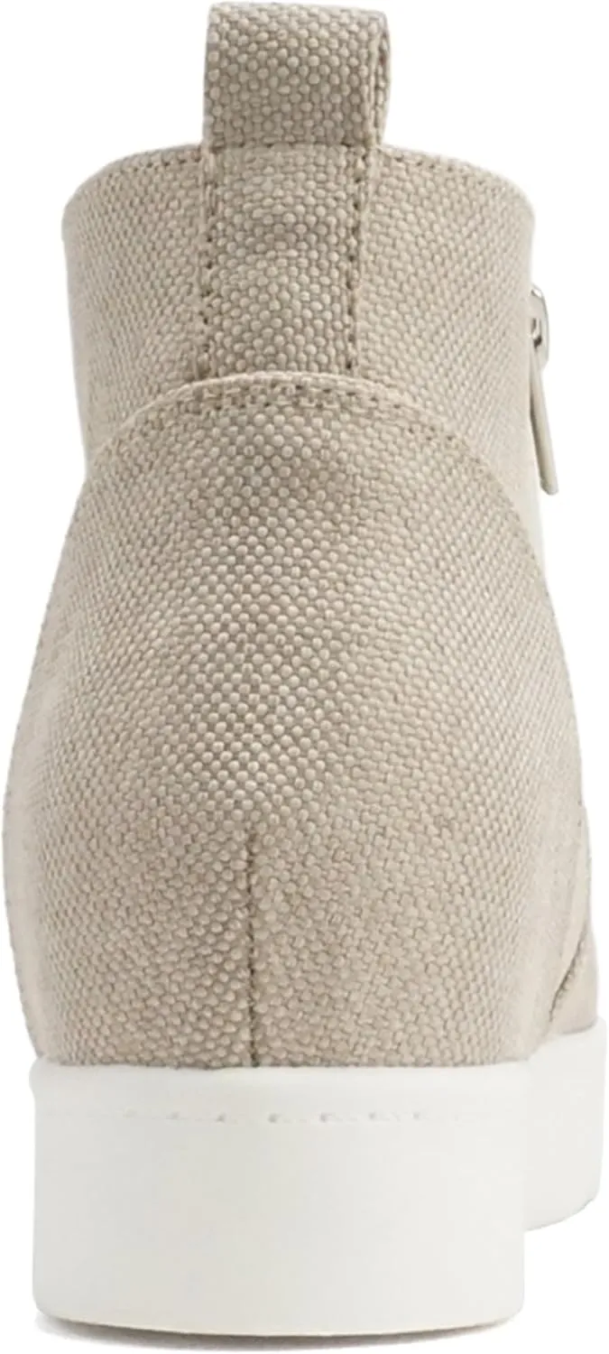 Soda Taylor Hidden Wedge Sole Booties Ankle Heels Sneaker Shoes Side Zipper