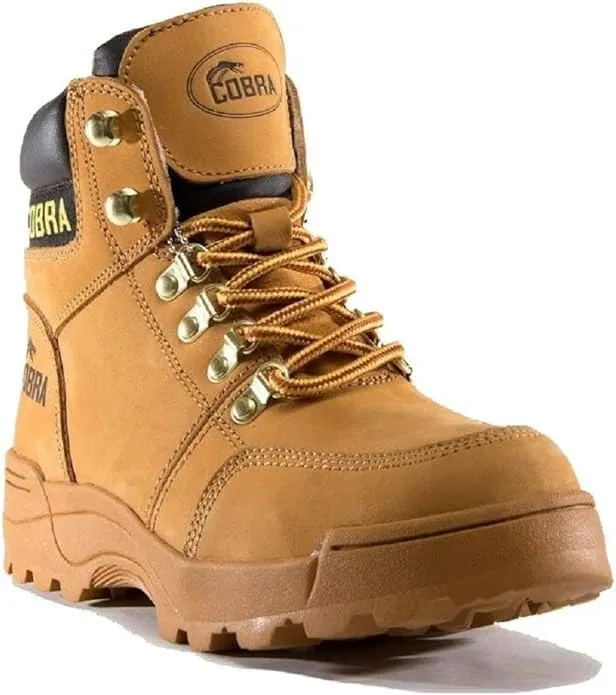 Soft Toe Work Boots for Men Cobra Boot, Men's Industrial & Construction Shoes, Comfortable, Non-slip Safety Shoes
