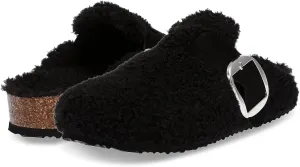 Steve Madden Women's Cuddle Clog, Black, 11