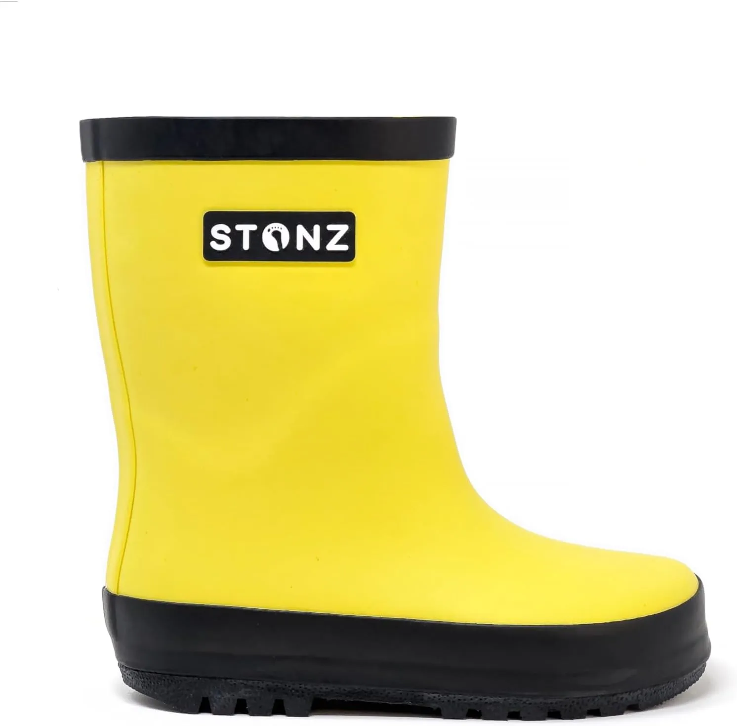 Stonz Rain Boots - Kids Rubber Boots Made with Toxic Free Natural Rubber - Waterproof, Safe Kids Rain Boots For Girls & Boys - Durable & Comfortable For Camping, School & Play.