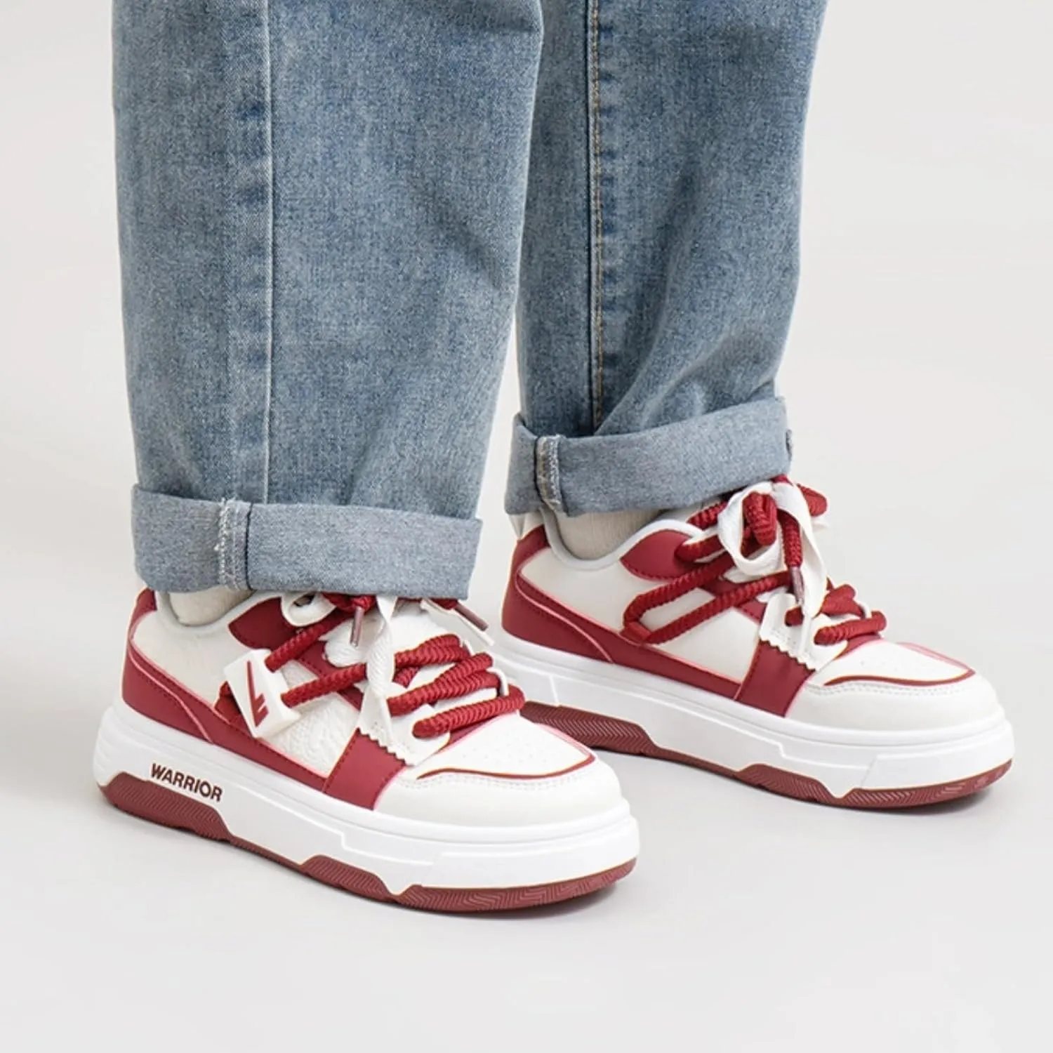 Stylish Chunky Sneakers Women Girls, Retro Skate Walking Shoes, Cushioned Grip Sole, Cute Y2K Preppy Platform