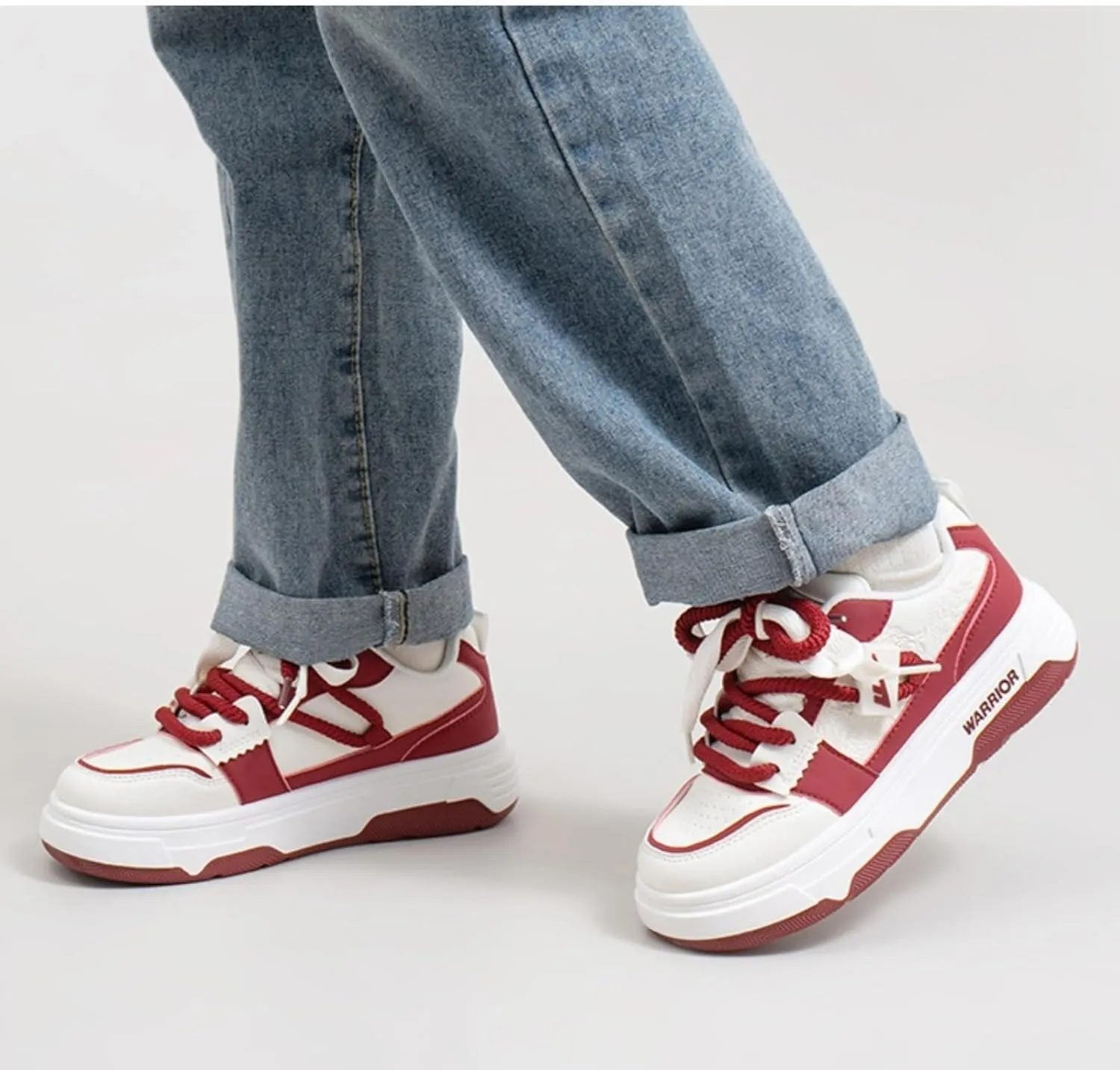 Stylish Chunky Sneakers Women Girls, Retro Skate Walking Shoes, Cushioned Grip Sole, Cute Y2K Preppy Platform