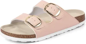 Sweechee Women's Cork Sandals Soft Footbed, Comfortable Slides Shoes for Women