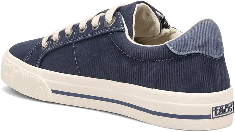 Taos Z Soul Women's Sneaker - Stylish Platform Sneaker with Removable Footbed, Arch Support, Premium Cushioning, Lace-Up Adjustability, and Easy Access Zipper