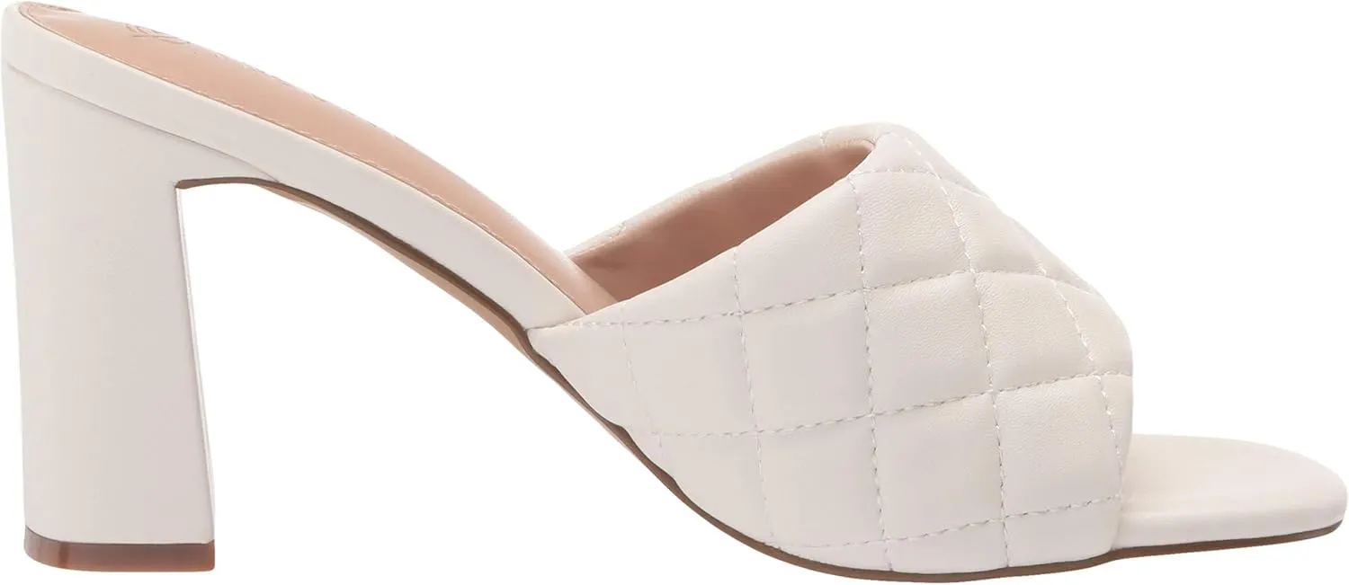 The Drop Women's Pattie High Block-Heeled Mule Sandal