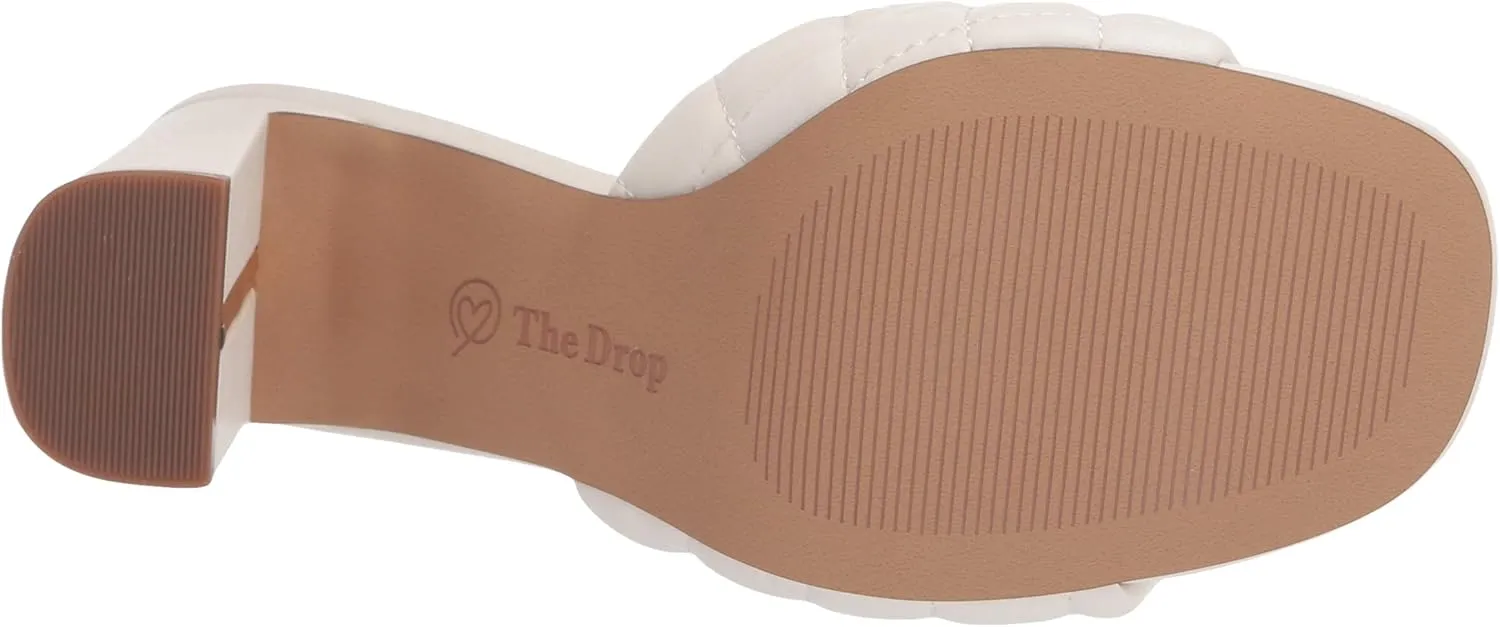 The Drop Women's Pattie High Block-Heeled Mule Sandal