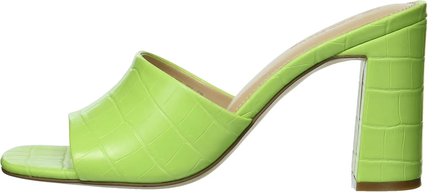 The Drop Women's Pattie High Block-Heeled Mule Sandal