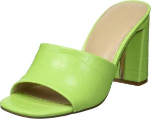 The Drop Women's Pattie High Block-Heeled Mule Sandal