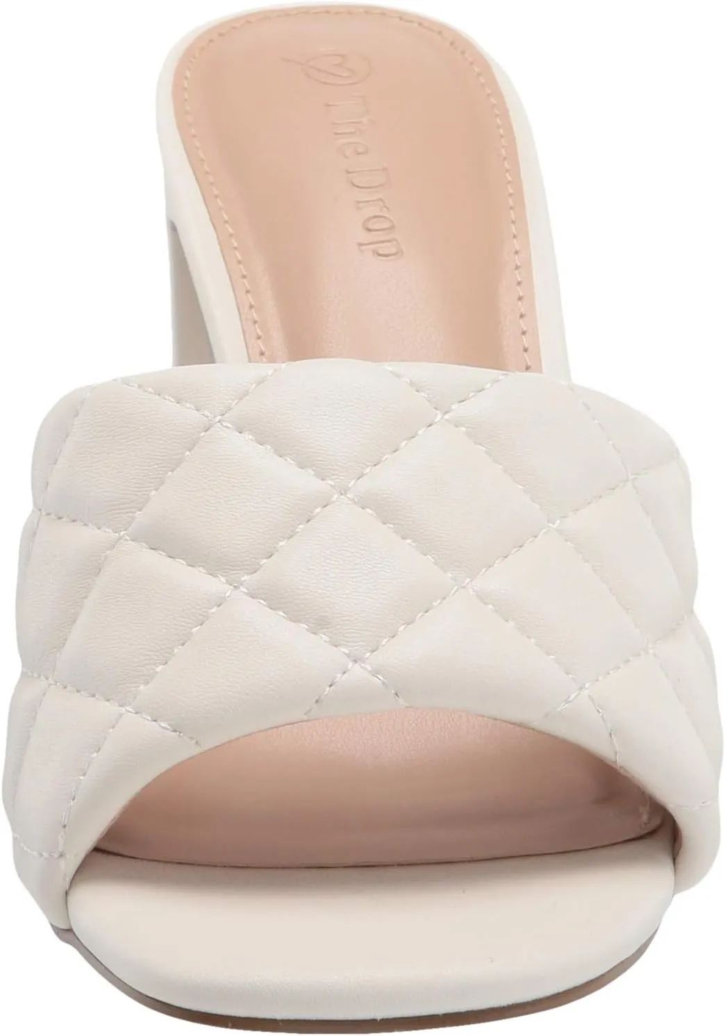 The Drop Women's Pattie High Block-Heeled Mule Sandal