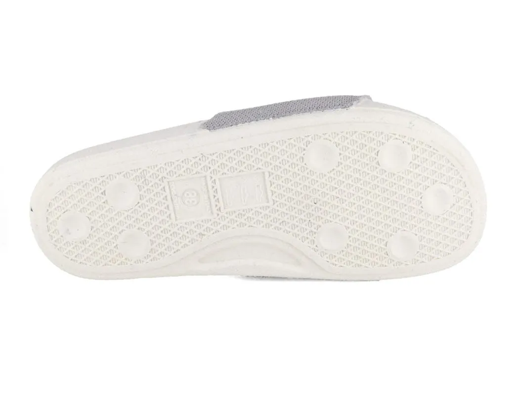 THIES Women Eco Mule 'Beach', white-light grey-white