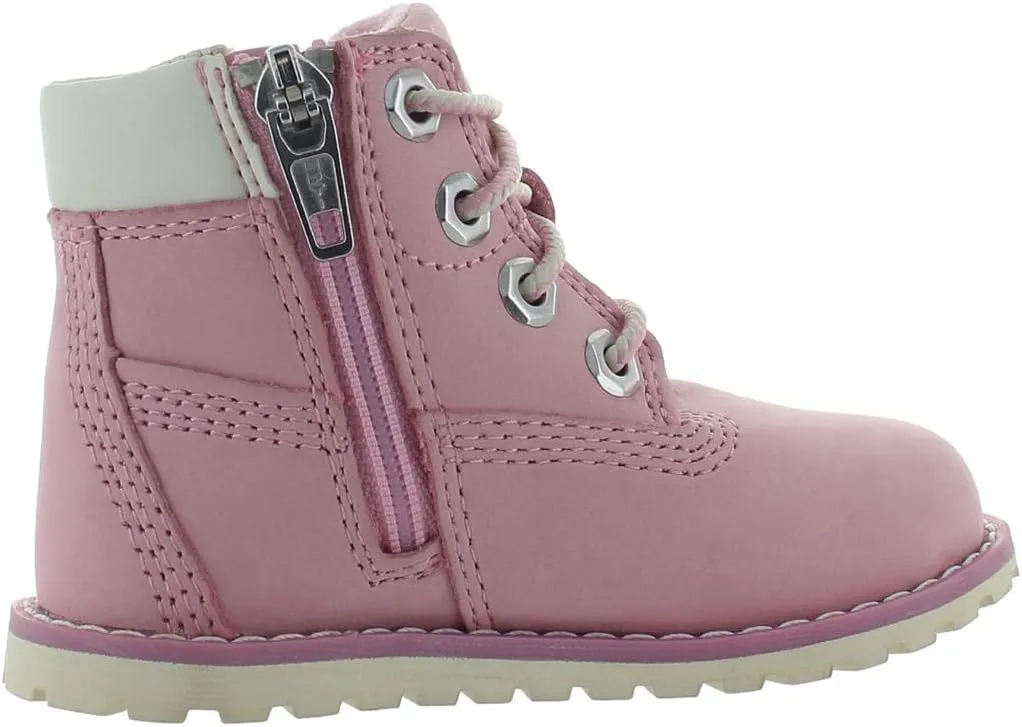 Timberland Boy's Pokey Pine Mid Side Zip Boot Closure
