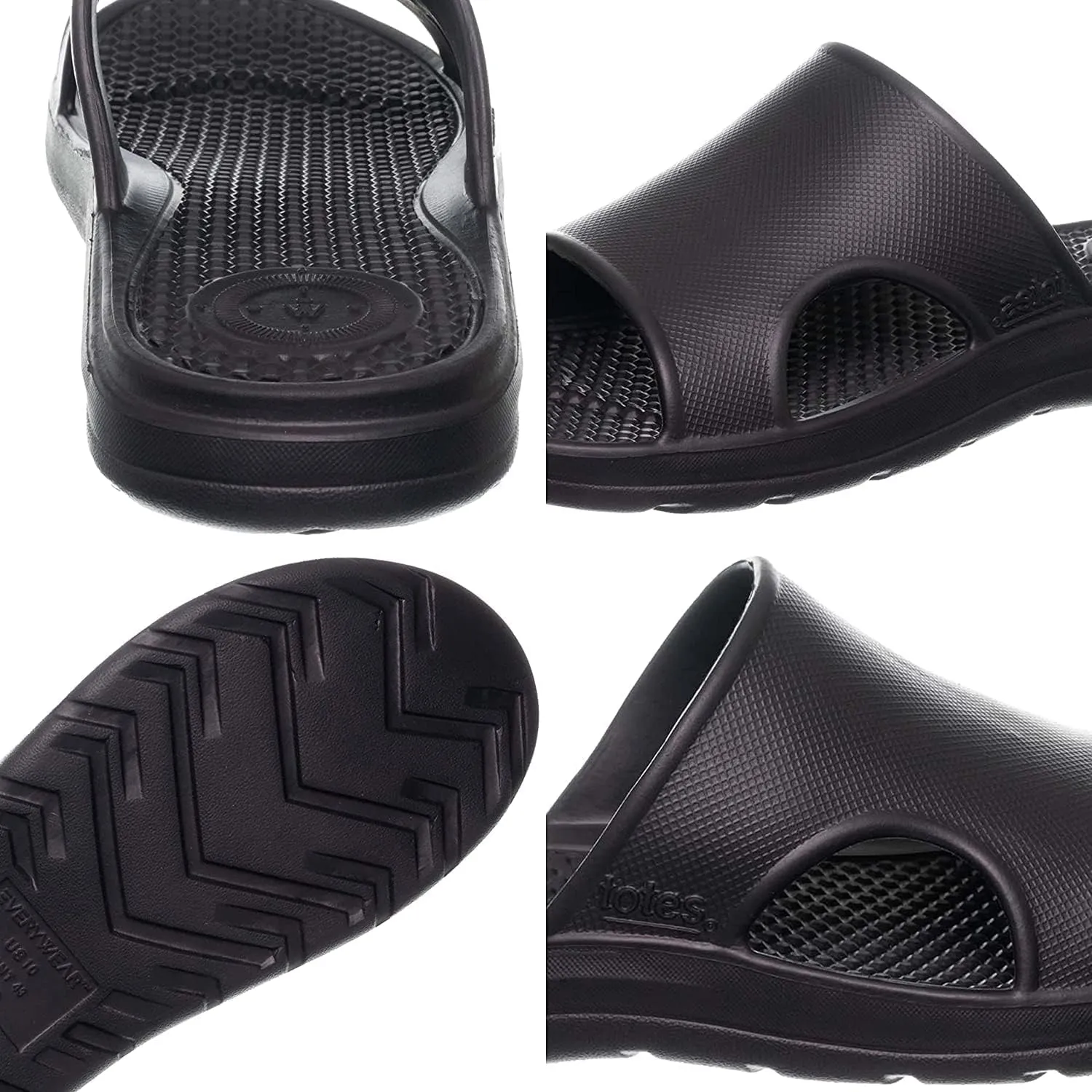 totes Men's Everywear Slide Sandal