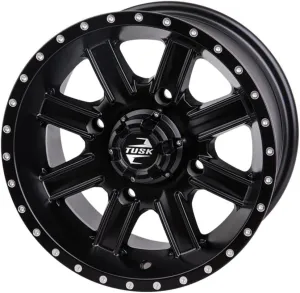 TUSK 4/156 Cascade Wheel 14x7 5.0   2.0 Matte Black for Kawasaki Mule Pro-FXT 1000 LE 2024
