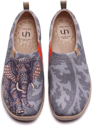 UIN Men's Art Design Travel Shoes Slip On Casual Loafers Stylish Lightweight Comfort Fashion Sneaker