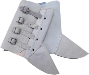 Vaguelly 1Pair Welding Foot Protectors Durable Heat Resistant Covers for Welders and Spark Fit for Enhanced Safety Welding Tasks