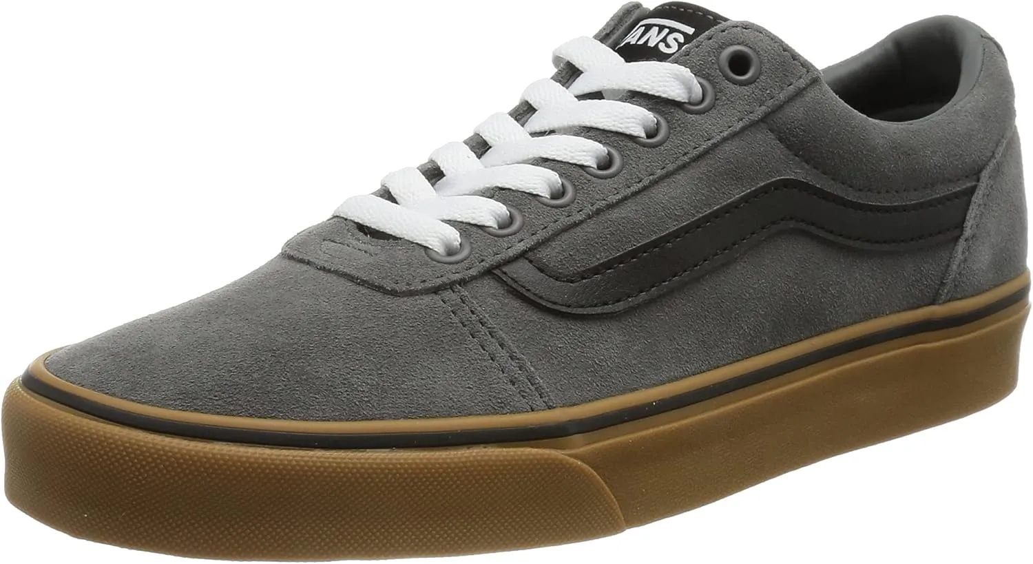 Vans Men's Ward Sneaker, Suede Pewter Gum, 10 M US