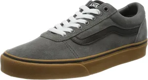 Vans Men's Ward Sneaker, Suede Pewter Gum, 10 M US