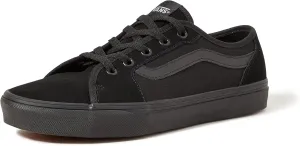 Vans Women's Sneaker, Suede Canvas Black Black, 6