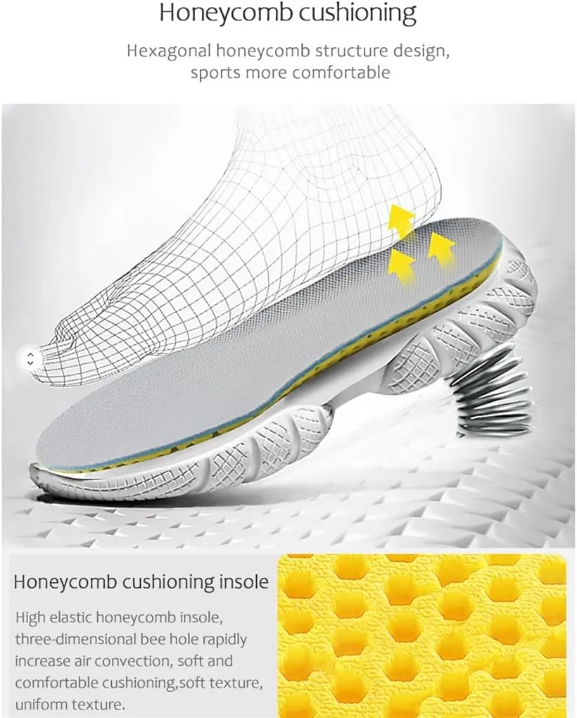 Version Orthopedic Memory Foam Sport Insoles Woman Men Shoes Feet Soles Pad Mesh Deodorant Breathable Cushion(40-44)
