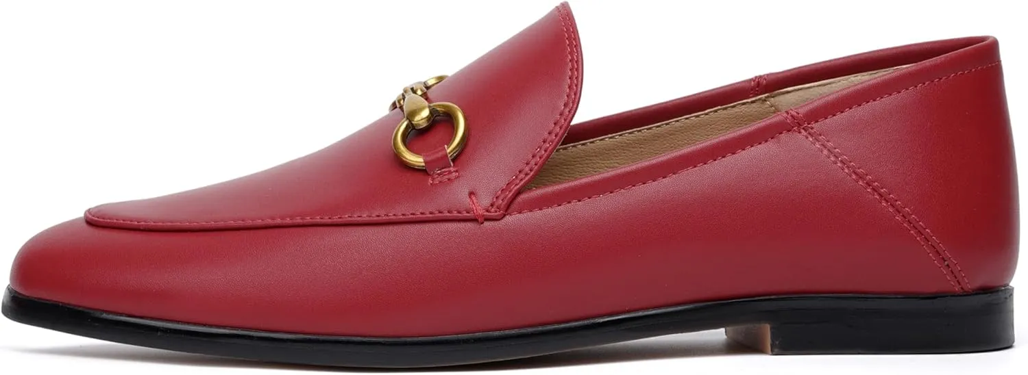 Vertundy Loafers for Women Low Heel Flats Loafers Mules