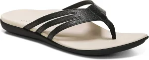 Vionic Alta Women's Toe Post Orthotic Sandals Black - 8.5 Medium
