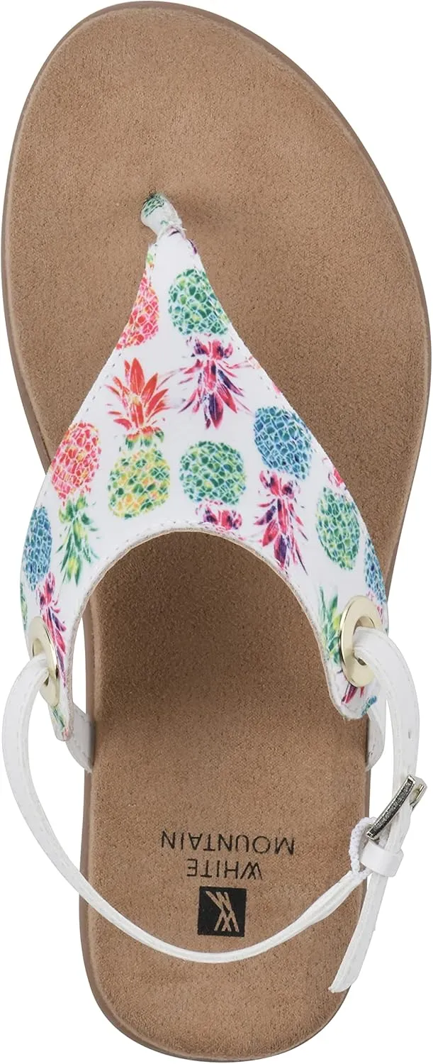 WHITE MOUNTAIN Women's London Flat Sandal