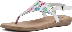 WHITE MOUNTAIN Women's London Flat Sandal